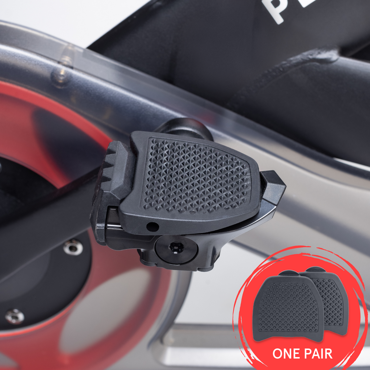 Pedal Converter for Regular Shoes - Peloton Bike &amp; Bike+ Compatible