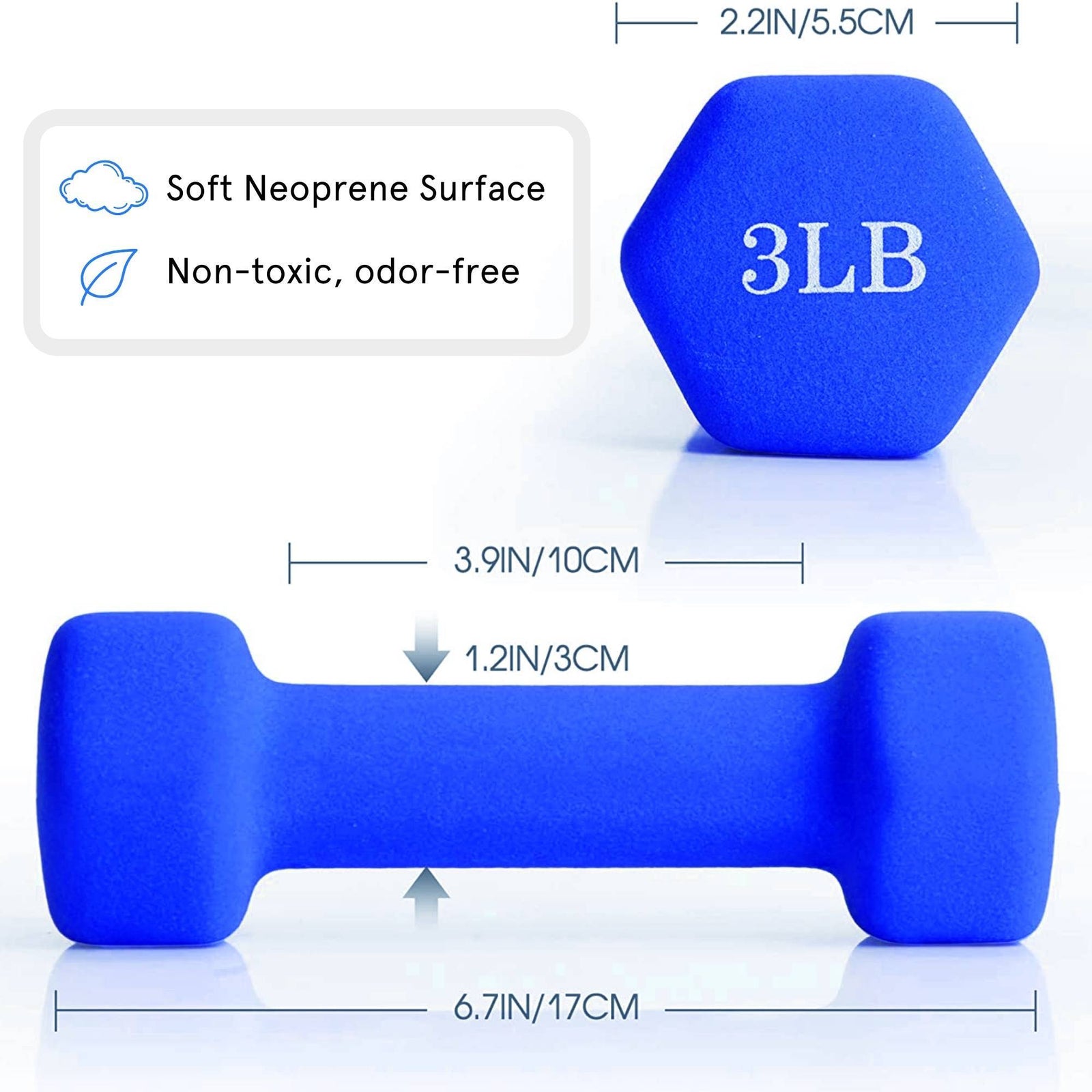 Neoprene Weights (3LB)